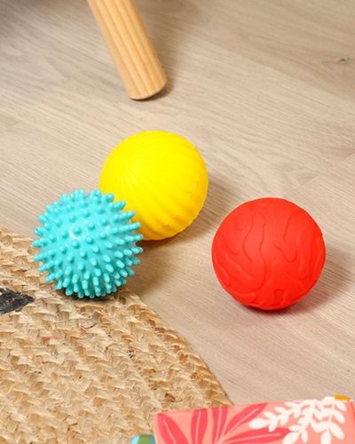 Conjunto de 3 pelotas sensoriales