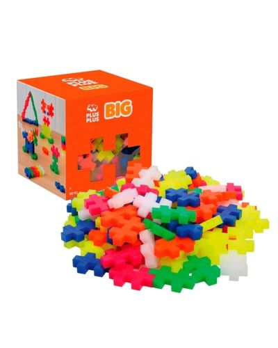 Cubo Plus-Plus Big Neón Mix – 100 piezas