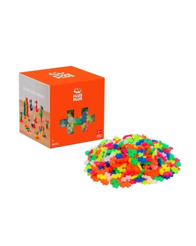 Cubo Plus-Plus Neón Mix – 600 piezas