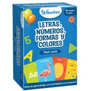 Letras, números formas y colores Flash cards