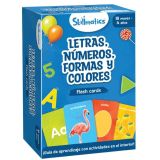 Letras, números formas y colores Flash cards