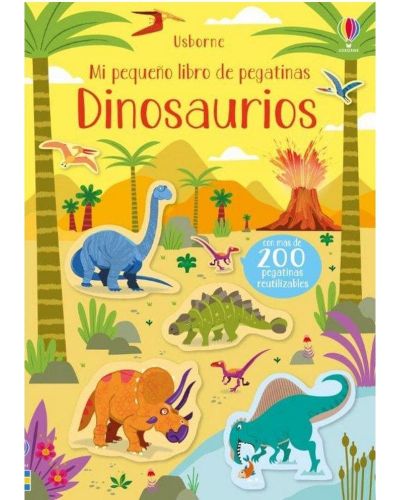 Libro de pegatinas dinosaurios