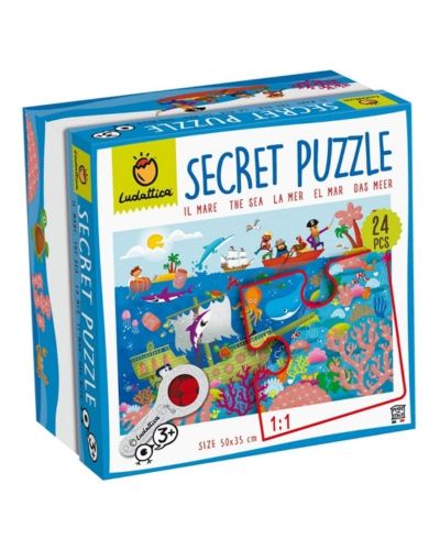 Puzzle secreto el mar 24 piezas