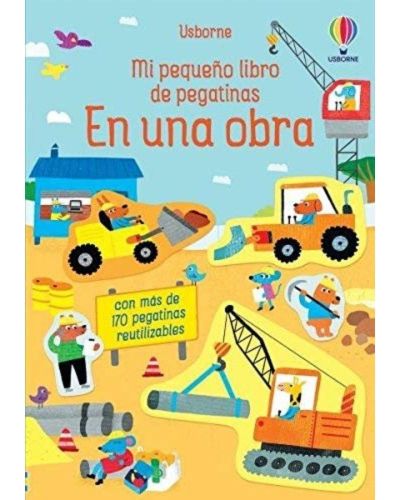 Libro de pegatinas en una obra