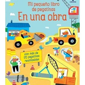 Libro de pegatinas en una obra