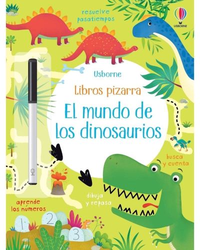 Libro pizarra dinosaurios