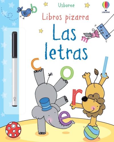 Libro pizarra las letras