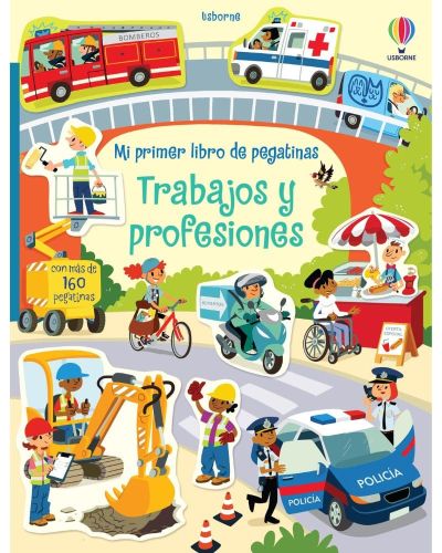 Libro de pegatinas trabajos y profesiones