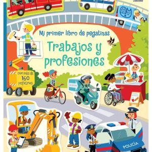 Libro de pegatinas trabajos y profesiones