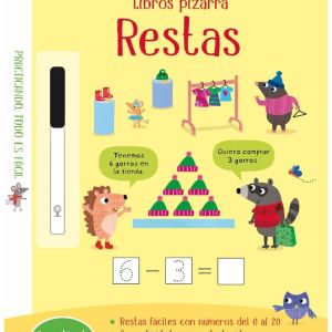 Libro pizarra restas