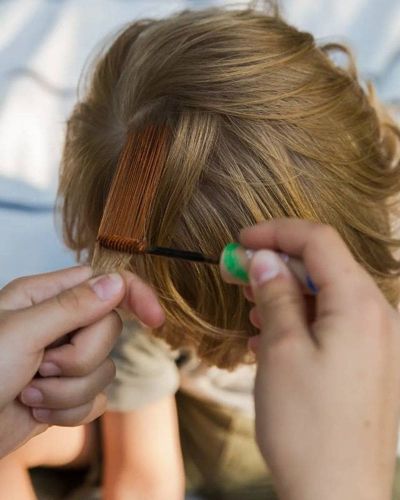 Máscara para el pelo naranja (varios colores)