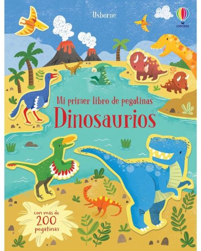 Libro de pegatinas dinosaurios 2