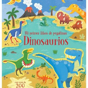 Libro de pegatinas dinosaurios 2