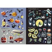 Libro de pegatinas brillantes halloween