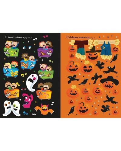 Libro de pegatinas halloween