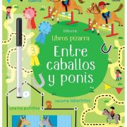 Libro pizarra caballos y ponis