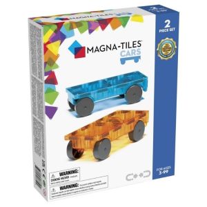 Bases de coches magnéticos - azul y naranja