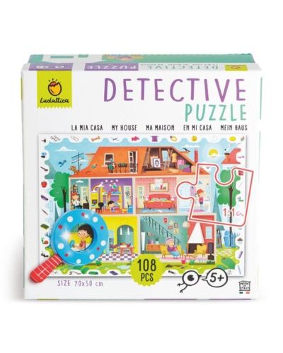 Puzzle detective mi casa 2 108 piezas