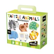 Juego táctil animales montessori