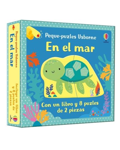 Peque puzzles y libro animales del mar