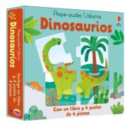 Peque puzzles y libro dinosaurios