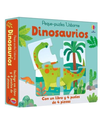 Peque puzzles y libro dinosaurios