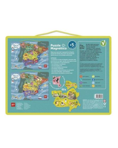 Puzzle magnéticos España 50 piezas