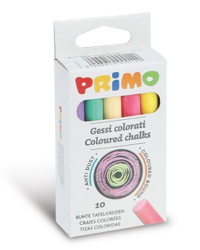 10 tizas de colores