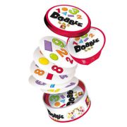 Juego Dobble formas y números en lata para llevar a cualquier parte