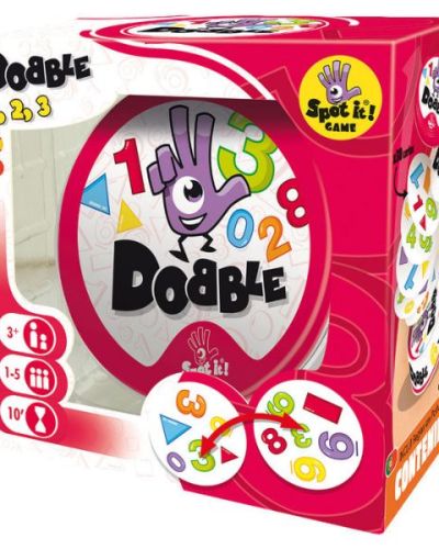 Juego Dobble formas y números