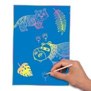 Láminas para rascar colores surtidos haz tu lámina