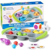 Juego de matemáticas y motricidad mini muffin conteo