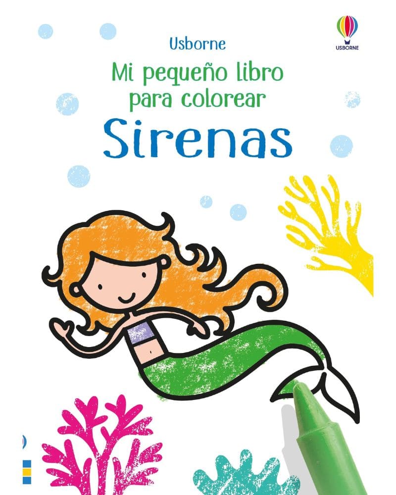 Maletín colorear Sirenas, unicornios y hadas libro de colorear