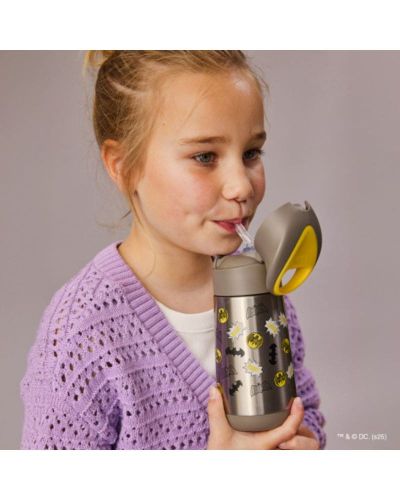 Botella térmica con pajita 350 ml Batman