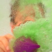 Bomba de baño pincel mágico